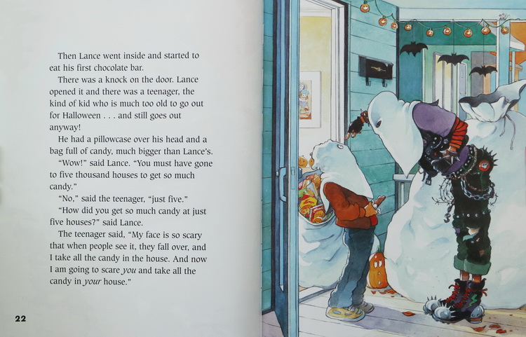 Boo! 蒙施爷爷讲故事 Robert Munsch 系列英文原版绘本 A4大开本 儿童启蒙睡前故事 幽默故事书