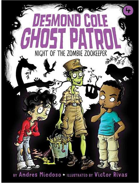 英文原版 The Desmond Cole Ghost Patrol Collection 1-4 德斯蒙德科尔 幽灵巡逻队 4册盒装 儿童鬼怪主题 初级章节小说