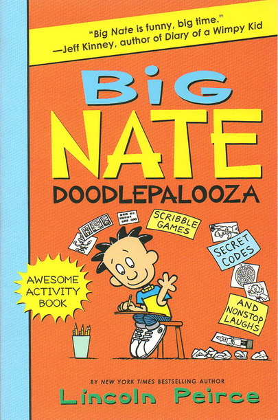14册 Big Nate 我们班有个捣蛋王系列 大内特冒险记英文原版青少年课外阅读 儿童爆笑漫画章节书含8册章节书+6册活动书