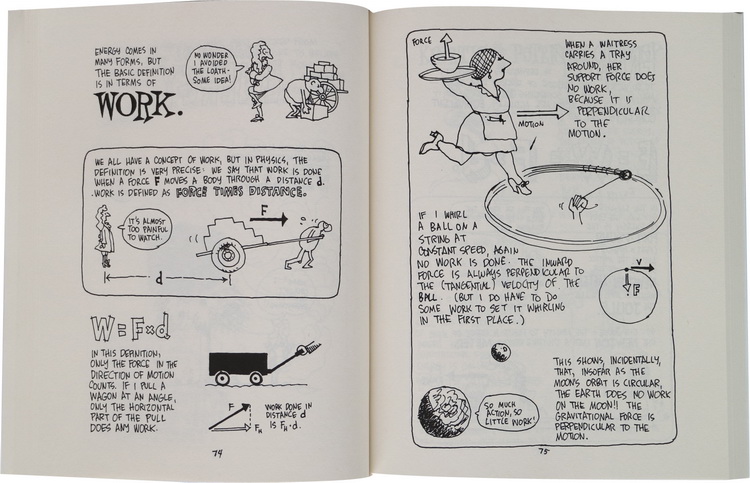 英文原版 爆笑科学漫画4册 The Cartoon Guide to Statistics/Algebra/Physics/Calculus 微积分/统计学/物理/代数漫画版教材