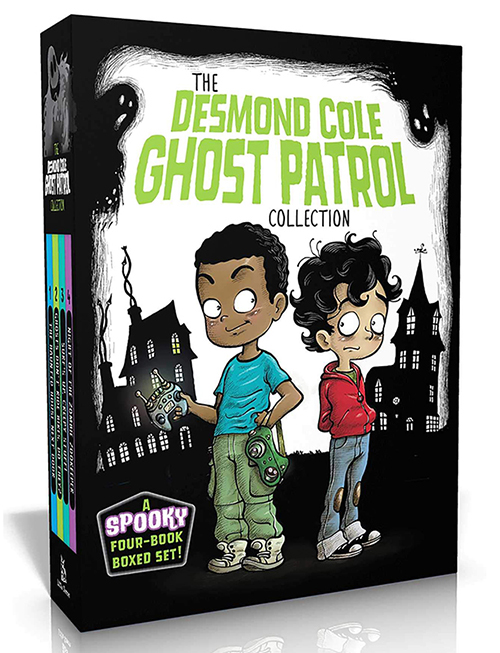 英文原版 The Desmond Cole Ghost Patrol Collection 1-4 德斯蒙德科尔 幽灵巡逻队 4册盒装 儿童鬼怪主题 初级章节小说