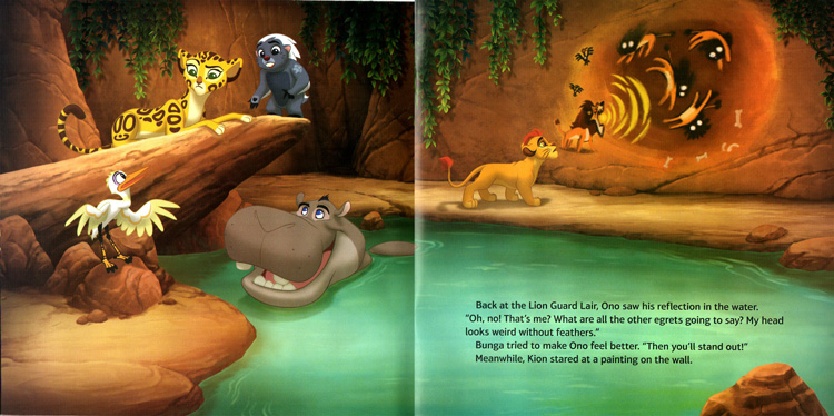 狮子王2 附CD 英文原版 The Lion Guard The Power of the Roar 有声独立阅读系列 迪士尼经典图画故事书
