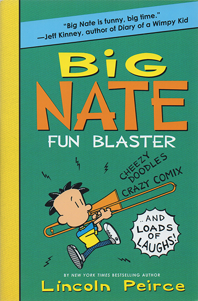 14册 Big Nate 我们班有个捣蛋王系列 大内特冒险记英文原版青少年课外阅读 儿童爆笑漫画章节书含8册章节书+6册活动书