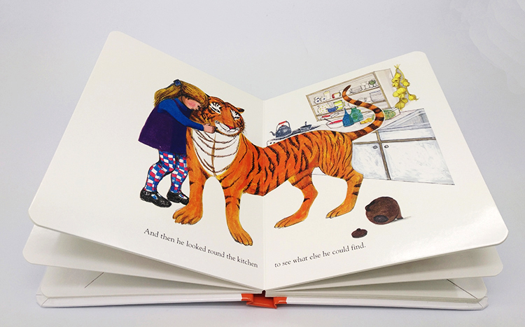 英文原版 The Tiger Who Came To Tea 50周年纪念版 老虎来喝下午茶 纸板书 Judith Kerr 常青藤爸爸推荐