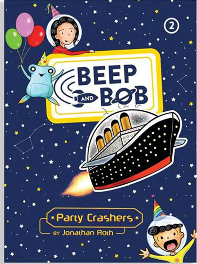 英文原版 Beep and Bob’s Astro Adventures 哔哔和波波的太空冒险 4册盒装 儿童冒险科幻小说 小学生课外读物