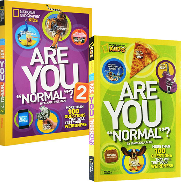 英文原版 Are You Normal? 你是正常的吗？ 测试你的古怪 2册合售 美国国家地理