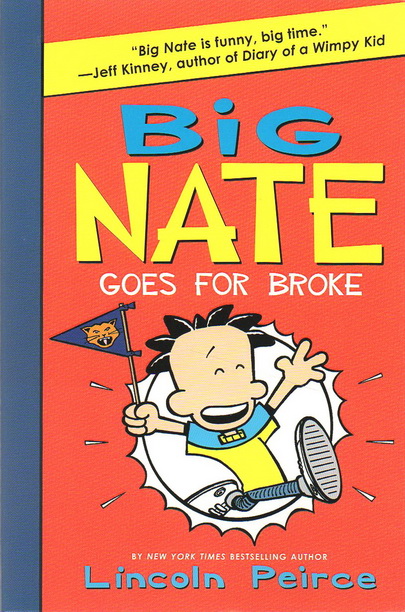14册 Big Nate 我们班有个捣蛋王系列 大内特冒险记英文原版青少年课外阅读 儿童爆笑漫画章节书含8册章节书+6册活动书