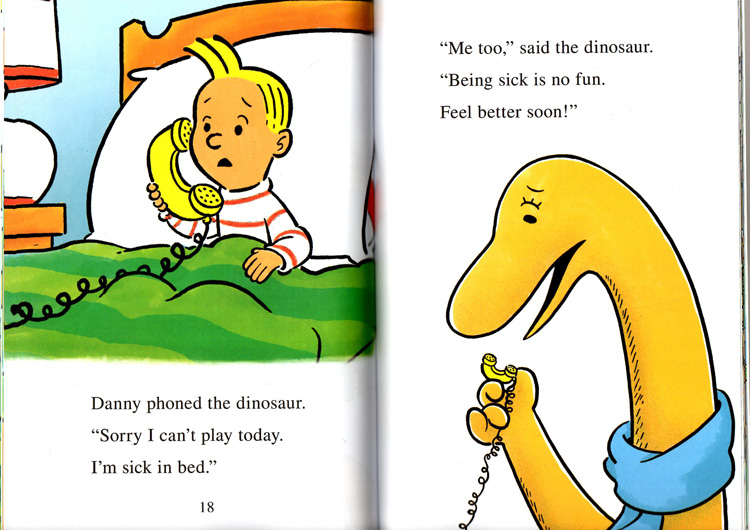 丹尼和恐龙系列 Danny and the Dinosaur: The Big Sneeze 英文原版绘本 汪培珽推荐书单 I Can Read level 1 儿童英语分级阅读
