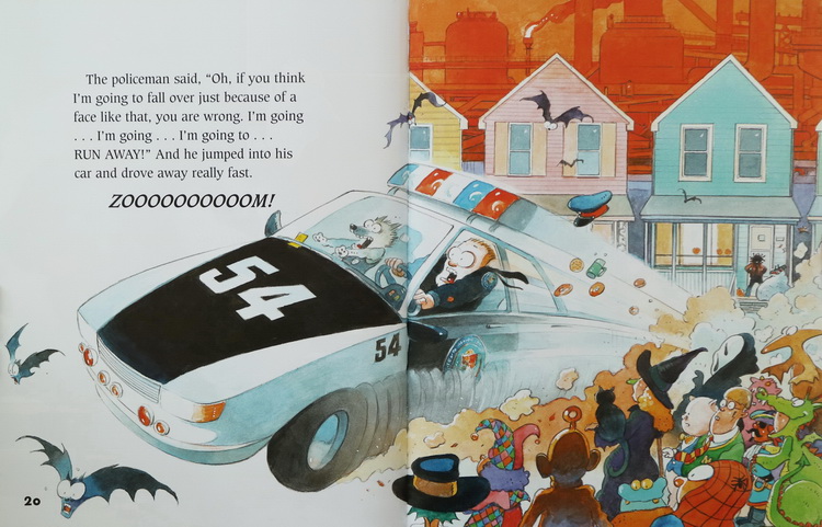 Boo! 蒙施爷爷讲故事 Robert Munsch 系列英文原版绘本 A4大开本 儿童启蒙睡前故事 幽默故事书