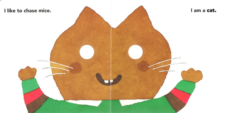 英文原版绘本 五味太郎 躲猫猫面具纸板书 5册 Peekaboo!/Wiggle!/Hide and Seek 儿童入门启蒙 Taro Gomi