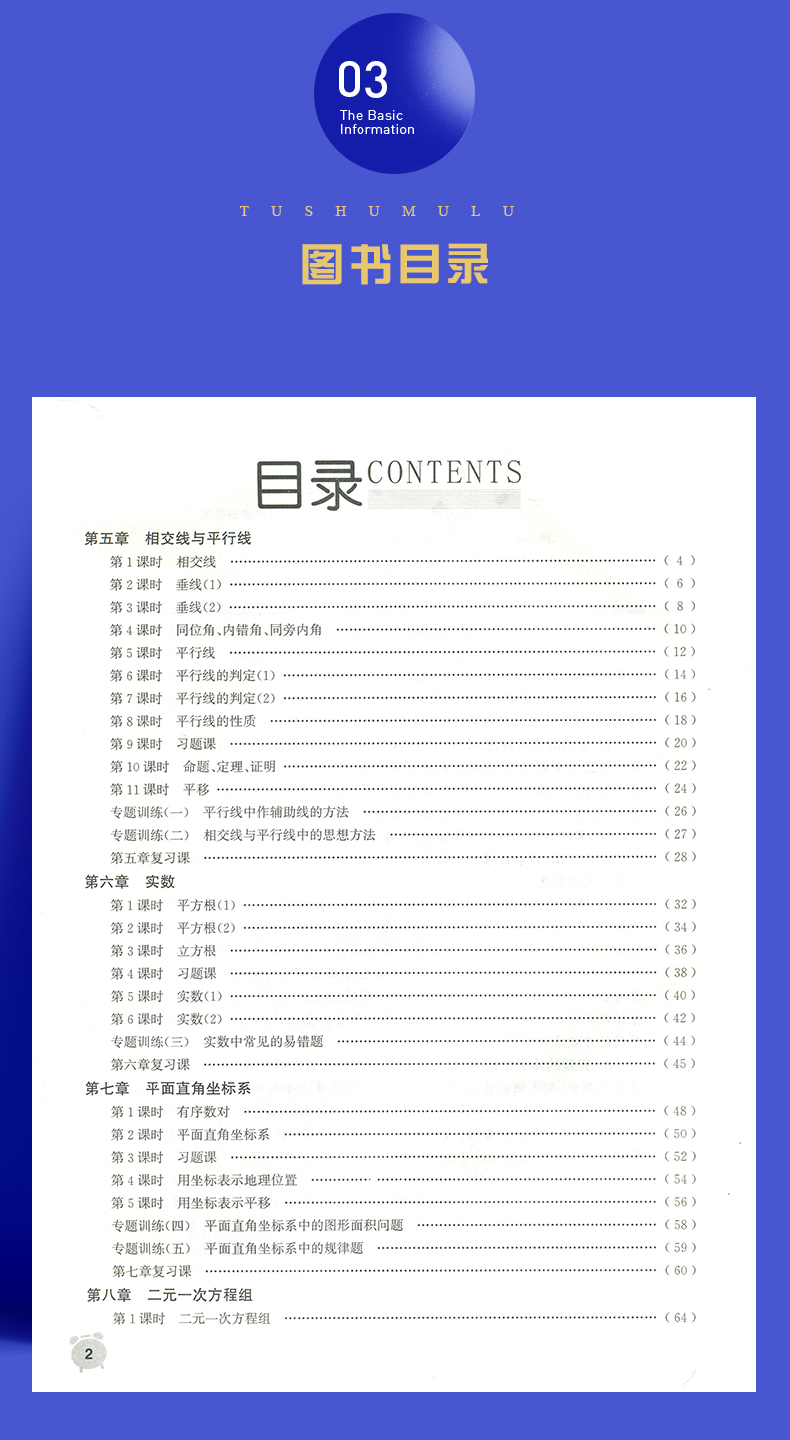 人教版江苏适用 2020全新 通城学典 课时作业本七年级下册数学7年级初一下册 同步教材课时随堂天天练初中教辅辅导书