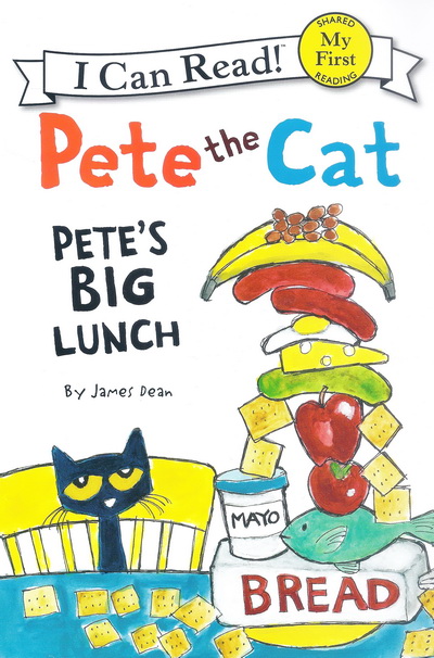 共16册 入门级14册+赠一阶段2册 皮特猫英文原版绘本 I Can Read Pete the Cat 儿童分级读物启蒙学习英文版 Pete at the Beach