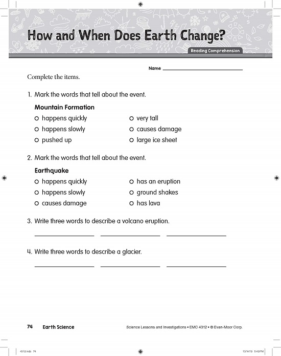 英文原版Science Lessons and Investigations Grade1-3科学研究探索系列3册 Evan Moor 美国加州教材教师版