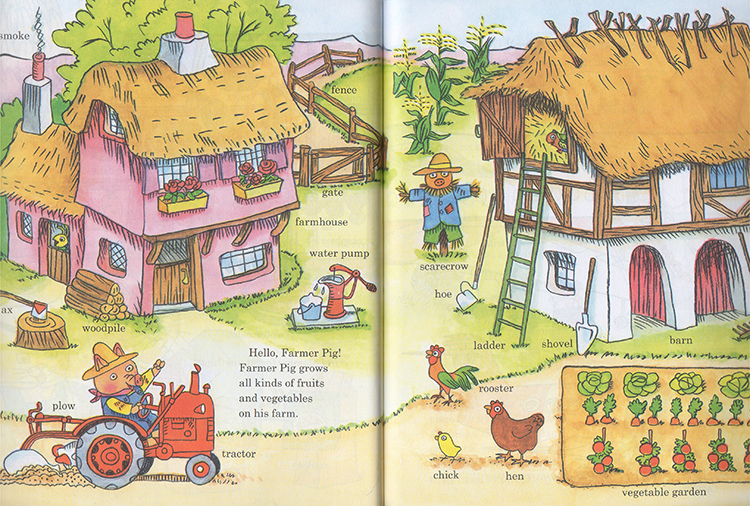英文原版 理查德 斯凯瑞 小金书套装12本 Richard Scarry’s Best Box of Little Golden Books 儿童故事绘本