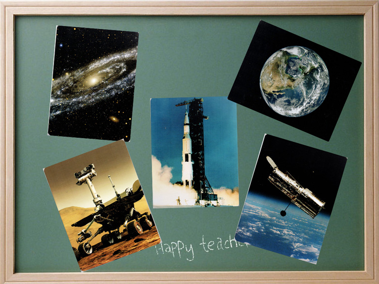 英文原版 美国宇航局太空探索卡片20张 Space Flash Cards: Featuring Photos from the Archives of NASA