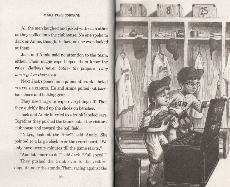 英文原版 The Magic Tree House 神奇树屋 29 Big Day For Baseball 学生课外读物儿童桥梁章节书