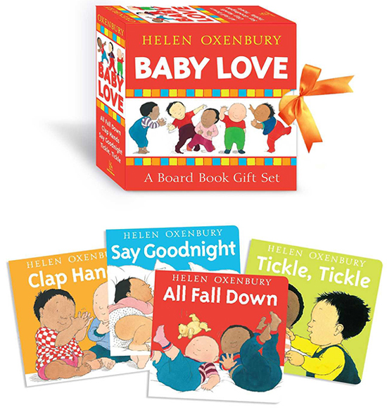 英文原版 Baby Love a Board Book Gift Set 4册盒装纸板书 幼儿行为习惯培养 手掌书 儿童启蒙早教绘本 Helen Oxenbury