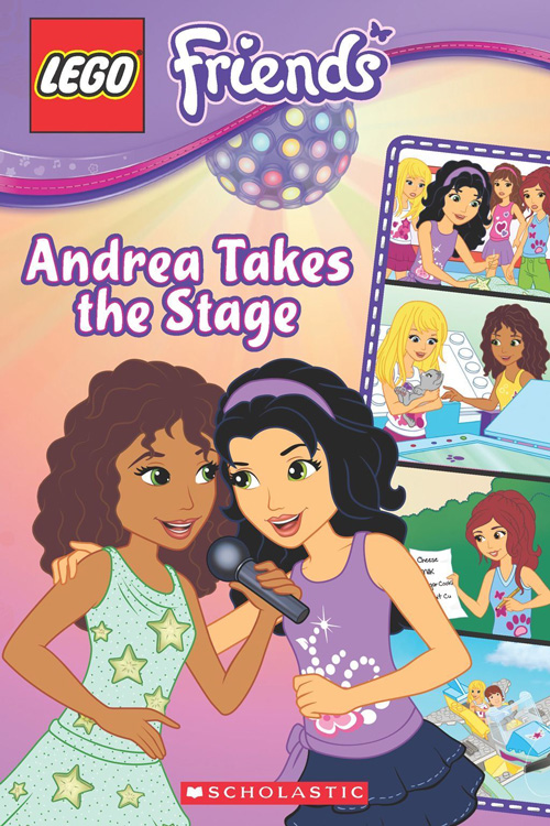 英文原版 Lego Friends Double Trouble/Andrea Takes the Stage 2册 乐高好朋友女孩系列 女孩连环画故事书