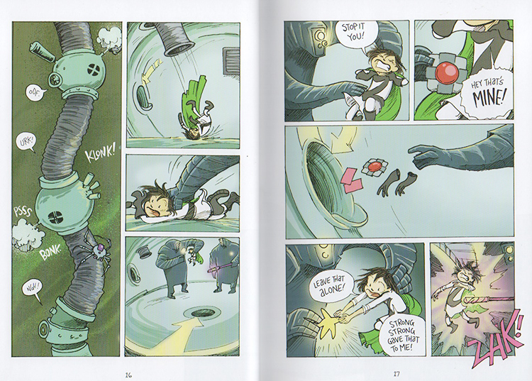英文原版 The Zita the Spacegirl Trilogy Boxed Set 3册礼盒装 全彩版 附海报 全彩漫画绘本书 中小学英语课外阅读