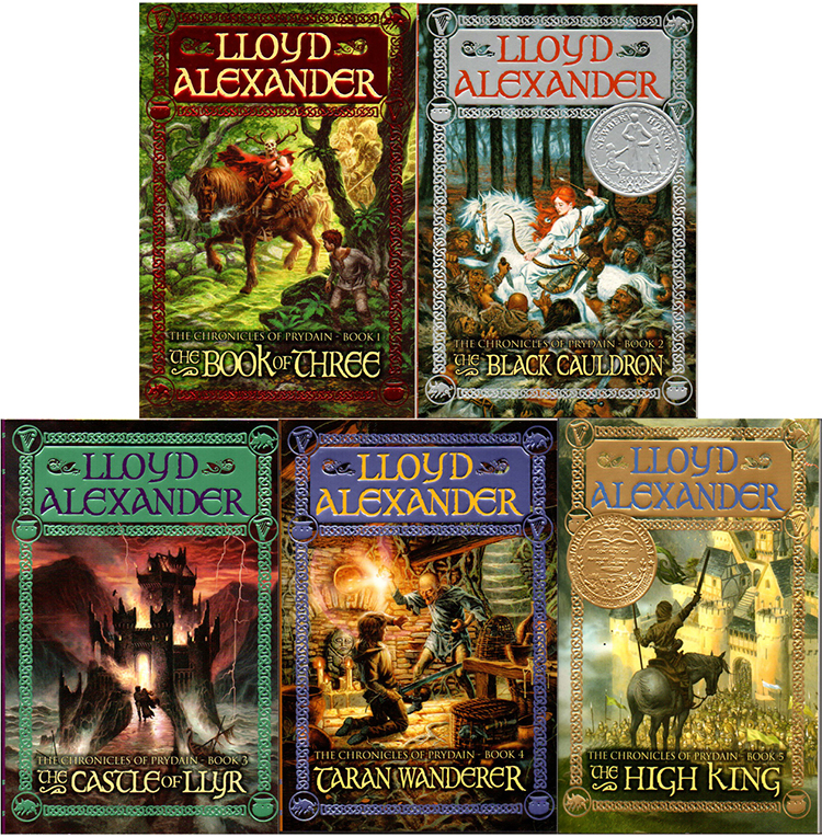 英文原版 The Chronicles of Prydain 布莱德恩编年史 5册盒装 纽伯瑞文学作品 奇幻小说 劳埃德亚历山大 Lloyd Alexander