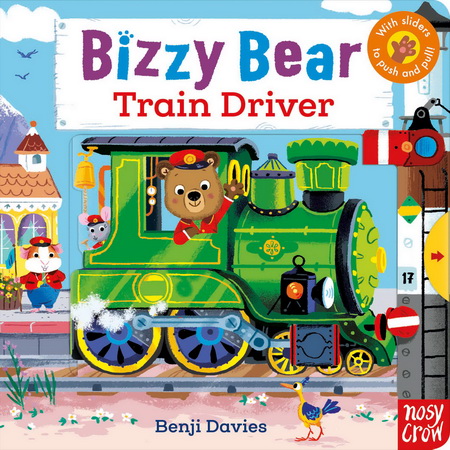 Bizzy Bear 小熊很忙系列8册 纸板机关操作翻翻书 英版 Train Driver/Zoo Ranger/Racing Driver 绘本可搭sing along
