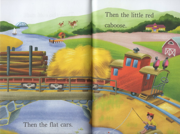 英文原版 Tootle/Little Red Caboose/Scuffy 交通工具 3册 step into reading 美国兰登经典分级读物