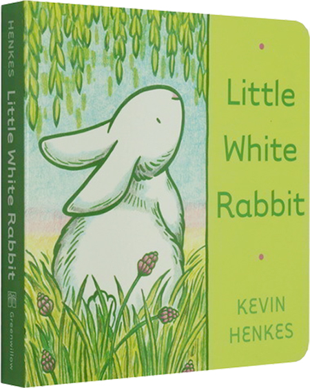 英文原版 Little White Rabbit 纸板书 名家Kevin Henkes 儿童启蒙早教亲子共读绘本