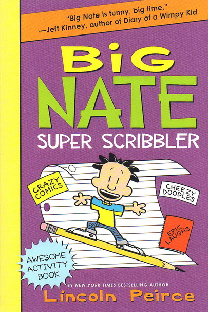 14册 Big Nate 我们班有个捣蛋王系列 大内特冒险记英文原版青少年课外阅读 儿童爆笑漫画章节书含8册章节书+6册活动书