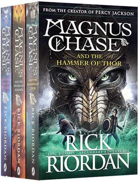 第四季三部曲 Rick Riorda Magnus Chase 波西杰克逊北欧神话系列3册 The Sword of Summer 马格纳斯与仙宫之神英文原版小说