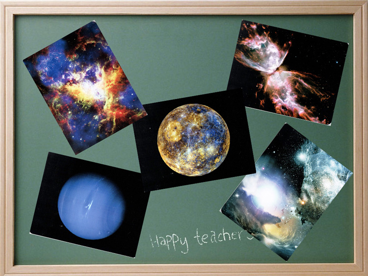 英文原版 美国宇航局太空探索卡片20张 Space Flash Cards: Featuring Photos from the Archives of NASA