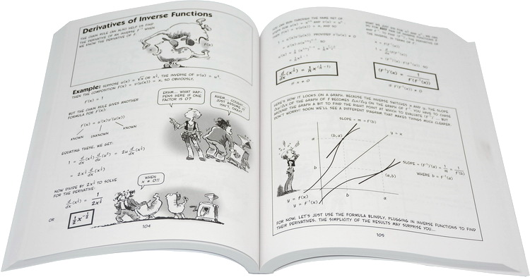 英文原版 爆笑科学漫画4册 The Cartoon Guide to Statistics/Algebra/Physics/Calculus 微积分/统计学/物理/代数漫画版教材