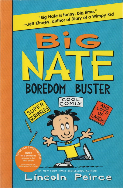 14册 Big Nate 我们班有个捣蛋王系列 大内特冒险记英文原版青少年课外阅读 儿童爆笑漫画章节书含8册章节书+6册活动书