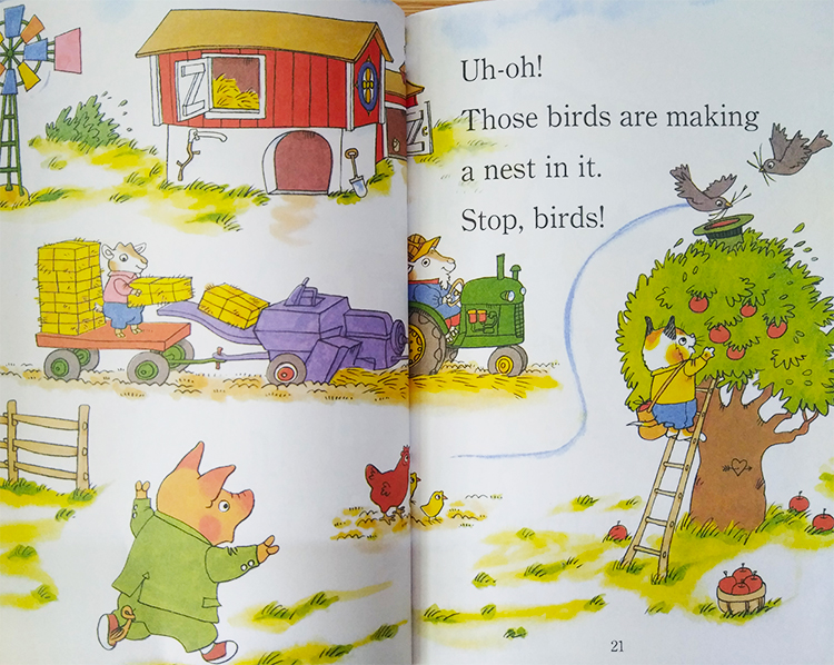 英文原版 Richard Scarry’s 斯凯瑞 5册 step into reading 美国兰登经典分级读物 绘本图画书