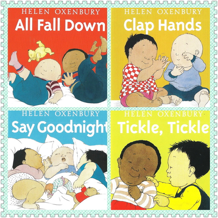 英文原版 Baby Love a Board Book Gift Set 4册盒装纸板书 幼儿行为习惯培养 手掌书 儿童启蒙早教绘本 Helen Oxenbury