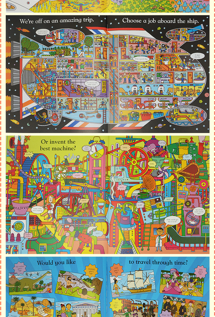 英文原版 You Choose Collection Space/Your Dreams 三册套装绘本合售 Nick Sharratt 超凡想象大书