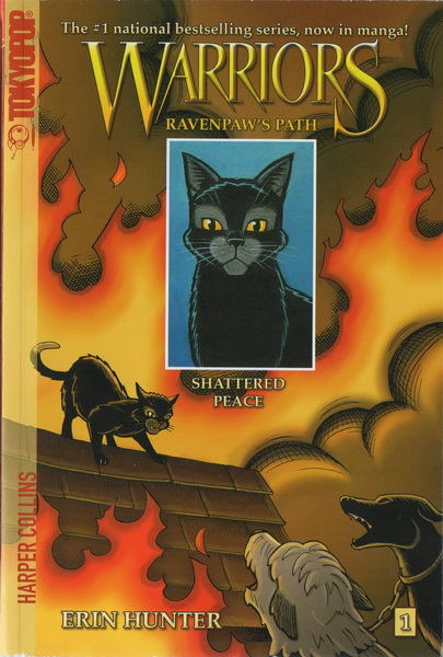 猫武士漫画 Warriors Ravenpaw’s Path 乌爪的旅程3册 英文原版儿童冒险文字读物 中小学生课外阅读小说 艾琳亨特 Erin Hunter