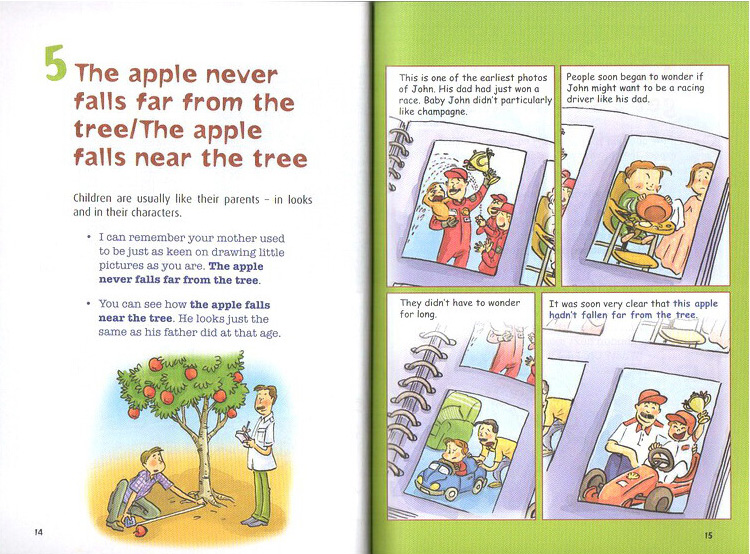 谚语俗语 学乐出品 Scholastic In Action Proverbs 画里画外轻松学英语 3册漫画版图解英语 英文原版