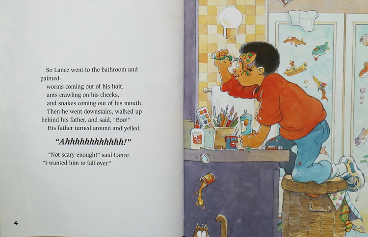 Boo! 蒙施爷爷讲故事 Robert Munsch 系列英文原版绘本 A4大开本 儿童启蒙睡前故事 幽默故事书