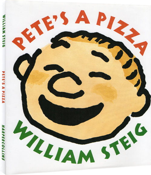 英文原版 Pete’s a Pizza 精装 儿童幽默图画故事书 漫画名家威廉 史塔克William Steig