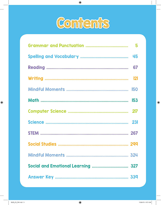 英文原版 Top Student Grade 6 优等生系列六年级Evan Moor 美国加州教材 全彩家庭教辅附答案