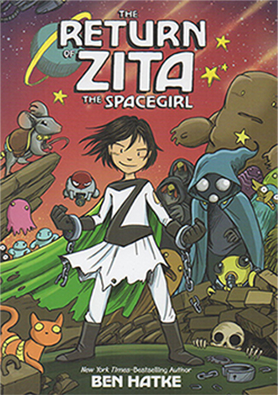 英文原版 The Zita the Spacegirl Trilogy Boxed Set 3册礼盒装 全彩版 附海报 全彩漫画绘本书 中小学英语课外阅读