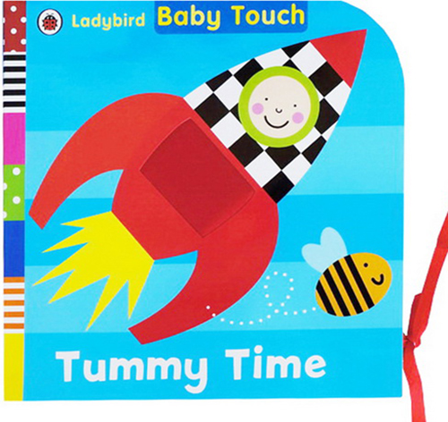 英文原版 Ladybird系列 Moo Moo/ Tummy Time 2册合售 大开本纸板触摸书 360度剧场立体书 儿童早教益智绘本