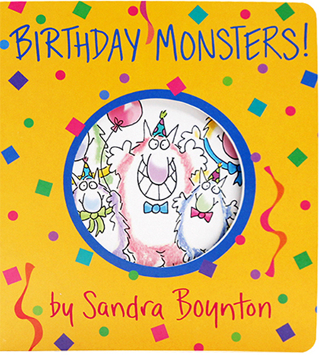 英文原版 Birthday Monsters/Fifteen Animals 4册合售 纸板书 Sandra Boynton 桑德拉博因顿启蒙经典系列 洞洞书 晚安故事绘本