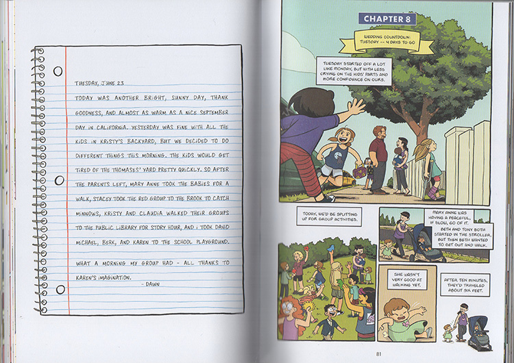 英文原版 The Baby Sitters Club 6 俏保姆俱乐部全彩漫画绘本 儿童课外阅读故事书