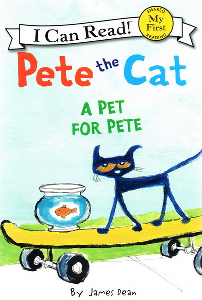 共16册 入门级14册+赠一阶段2册 皮特猫英文原版绘本 I Can Read Pete the Cat 儿童分级读物启蒙学习英文版 Pete at the Beach