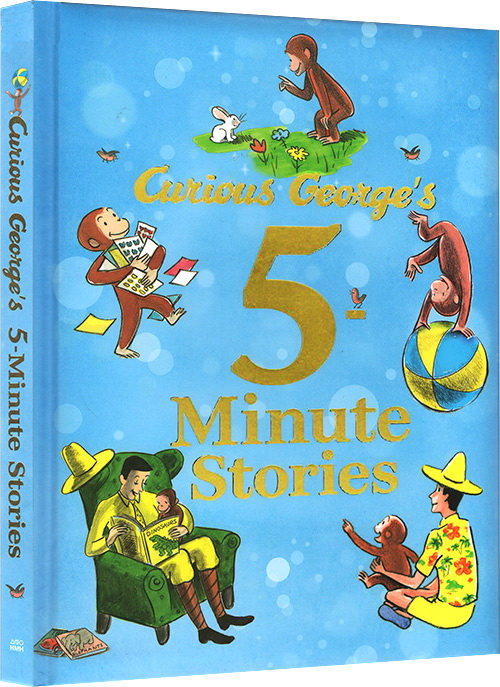 英文原版 Curious George’s 5 Minute Stories 好奇猴乔治13个故事精装合辑 5分钟故事  睡前绘本图画故事书