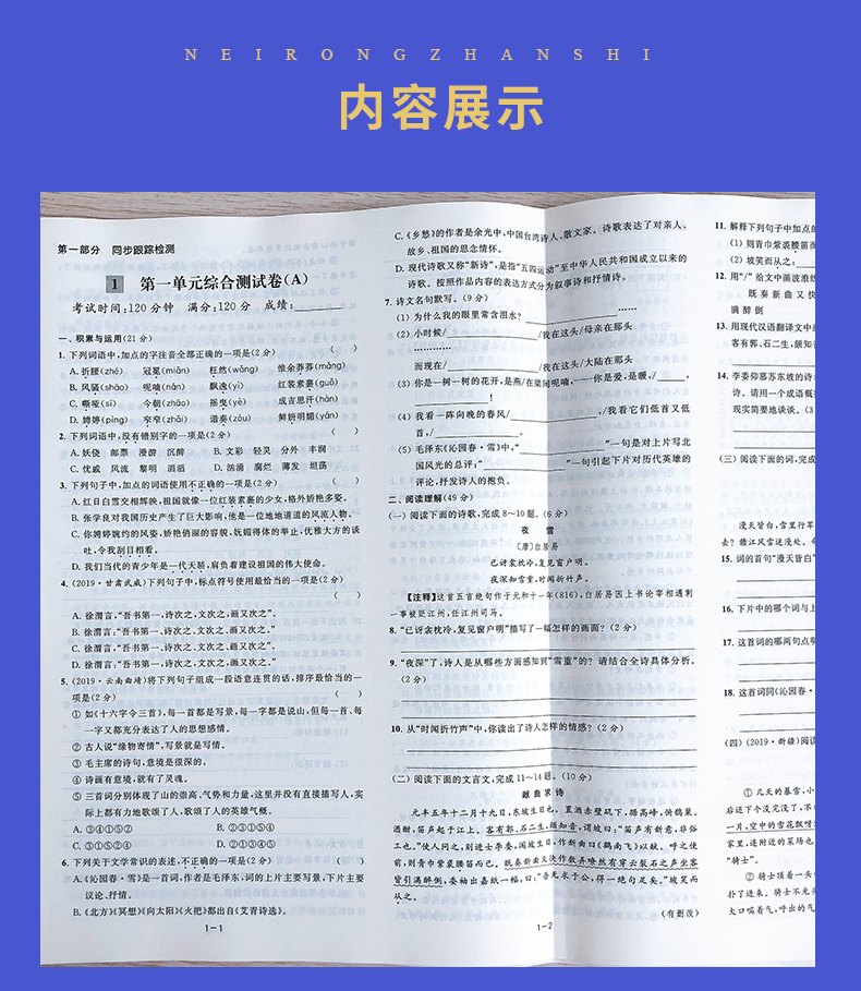 【人教版】2020秋新版 亮点给力大试卷语文 9年级/九年级/初三上册 初中同步跟踪检测分类专项复习及各地期末试卷精选试卷 含答案