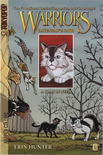 猫武士漫画 Warriors Ravenpaw’s Path 乌爪的旅程3册 英文原版儿童冒险文字读物 中小学生课外阅读小说 艾琳亨特 Erin Hunter