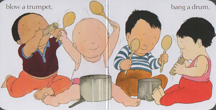 英文原版 Baby Love a Board Book Gift Set 4册盒装纸板书 幼儿行为习惯培养 手掌书 儿童启蒙早教绘本 Helen Oxenbury
