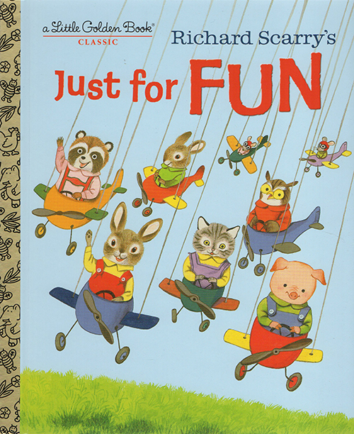 英文原版 理查德 斯凯瑞 小金书套装12本 Richard Scarry’s Best Box of Little Golden Books 儿童故事绘本